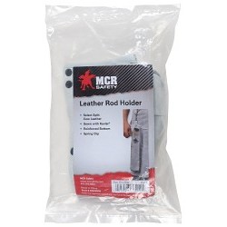 MCR Safety 38525MW Rod Holder, Cow Leather, Gray